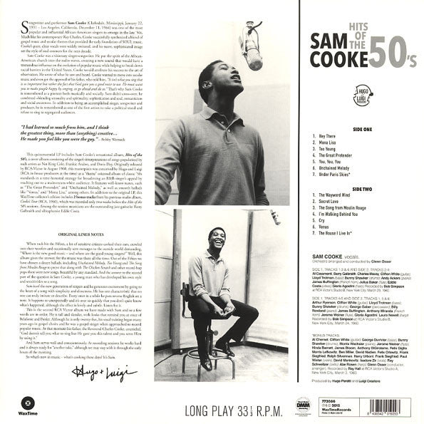 Sam Cooke – Hits Of The 50's  (ARRIVES IN 4 DAYS )