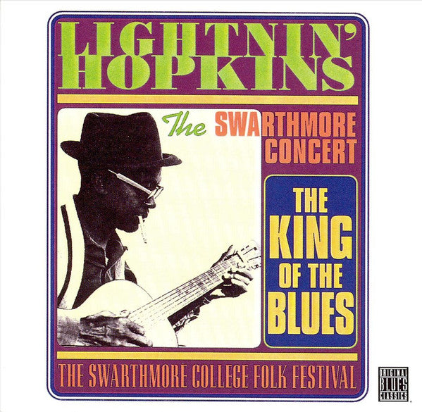 Lightnin' Hopkins – Swarthmore Concert (Arrives in 21 days)