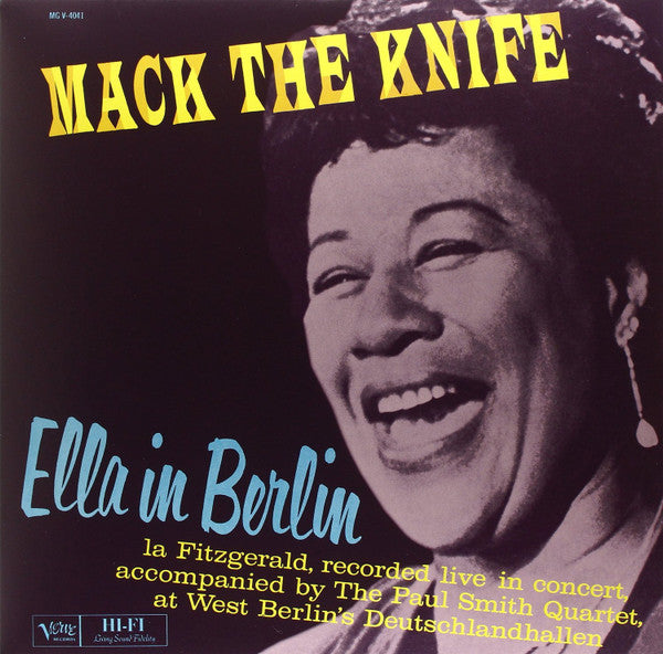Ella Fitzgerald – Mack The Knife - Ella In Berlin  (Arrives in 4 days)