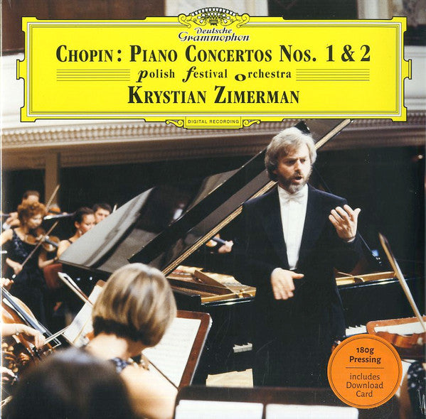 Chopin* : Polish Festival Orchestra, Krystian Zimerman – Piano Concertos Nos. 1 & 2– Piano Concertos Nos. 1 & 2  (Arrives in 4 days)