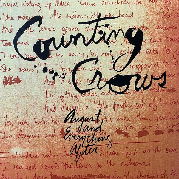 Counting Crows – August And Everything After  (Arrives in 4 days )