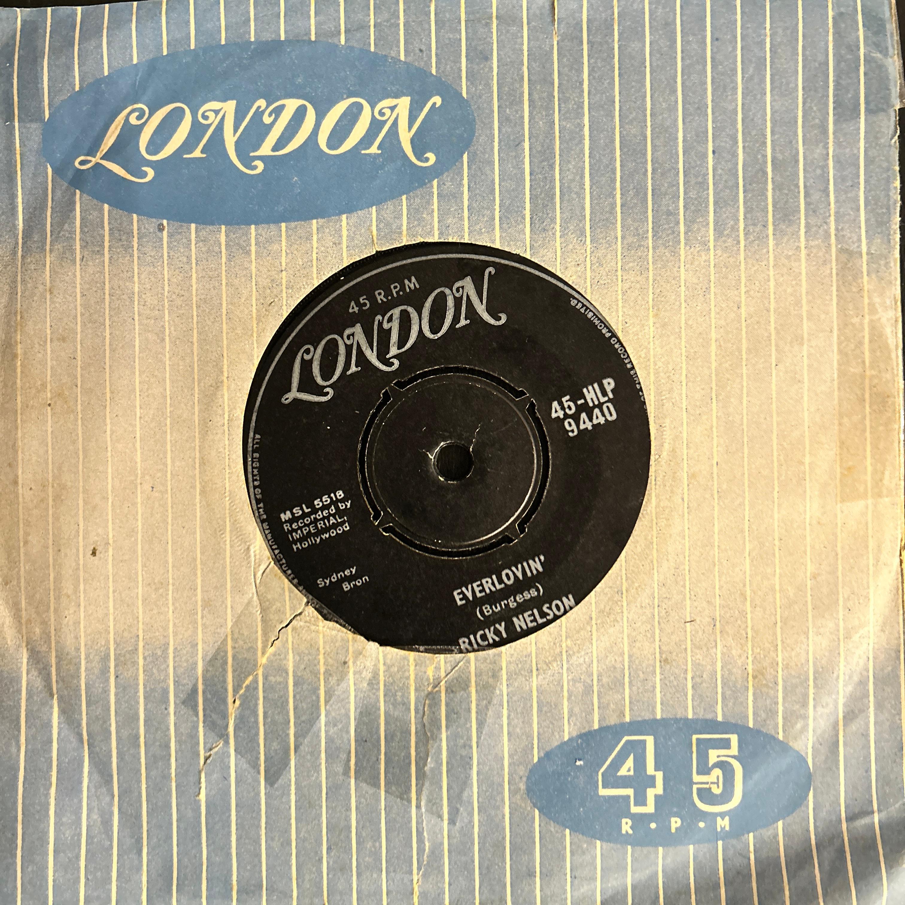 Ricky Nelson – Everlovin' (7 Inch Disc - EP) (Used Vinyl - VG) NJ Marketplace