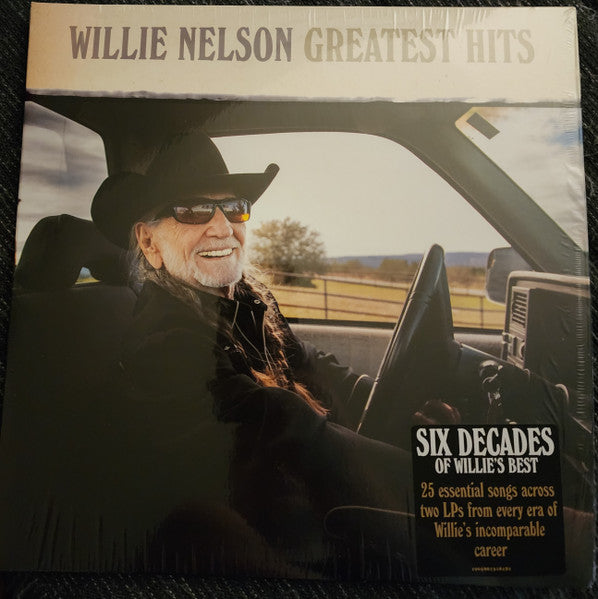 Willie Nelson Greatest Hits 2LP vinyl record cover