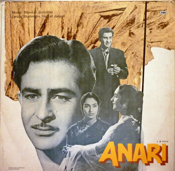 Shankar Jaikishan, Shailendra, Hasrat Jaipuri – Anari (Used Vinyl - VG+) JE Marketplace