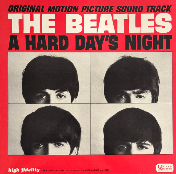 The Beatles - A Hard Day's Night (Soundtrack) vinyl LP record cover