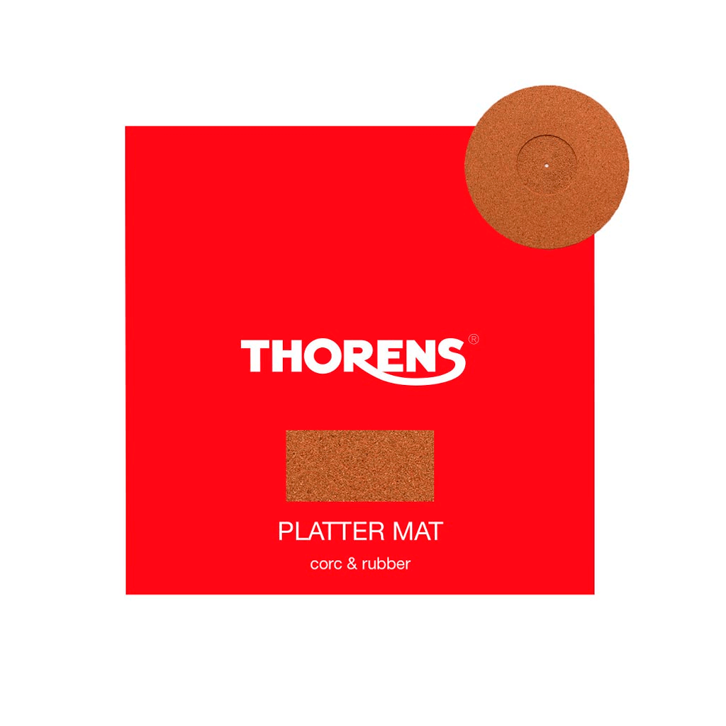 Thorens DM207 Cork Rubber Turntable Mat The Revolver Club The