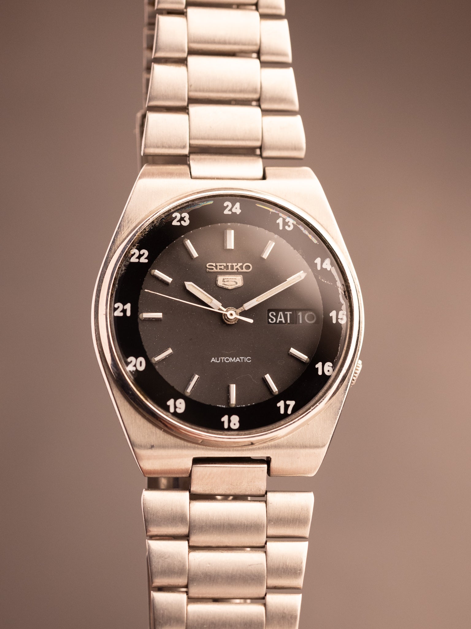 Seiko 5 Railway Time TBC (Ref. 7S26 Movement) (36mm; Automatic