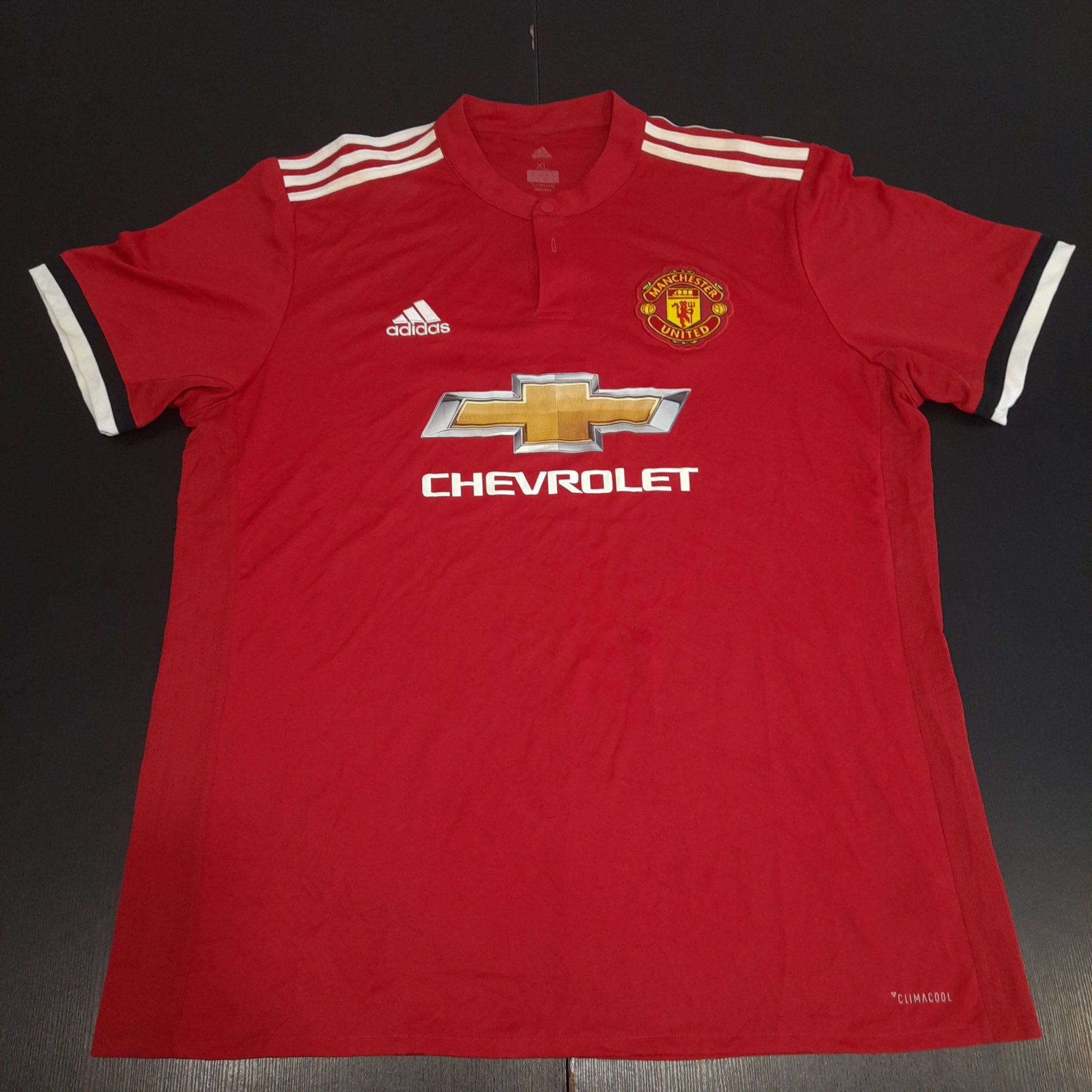 2017-18 Manchester United Home Jersey - XL