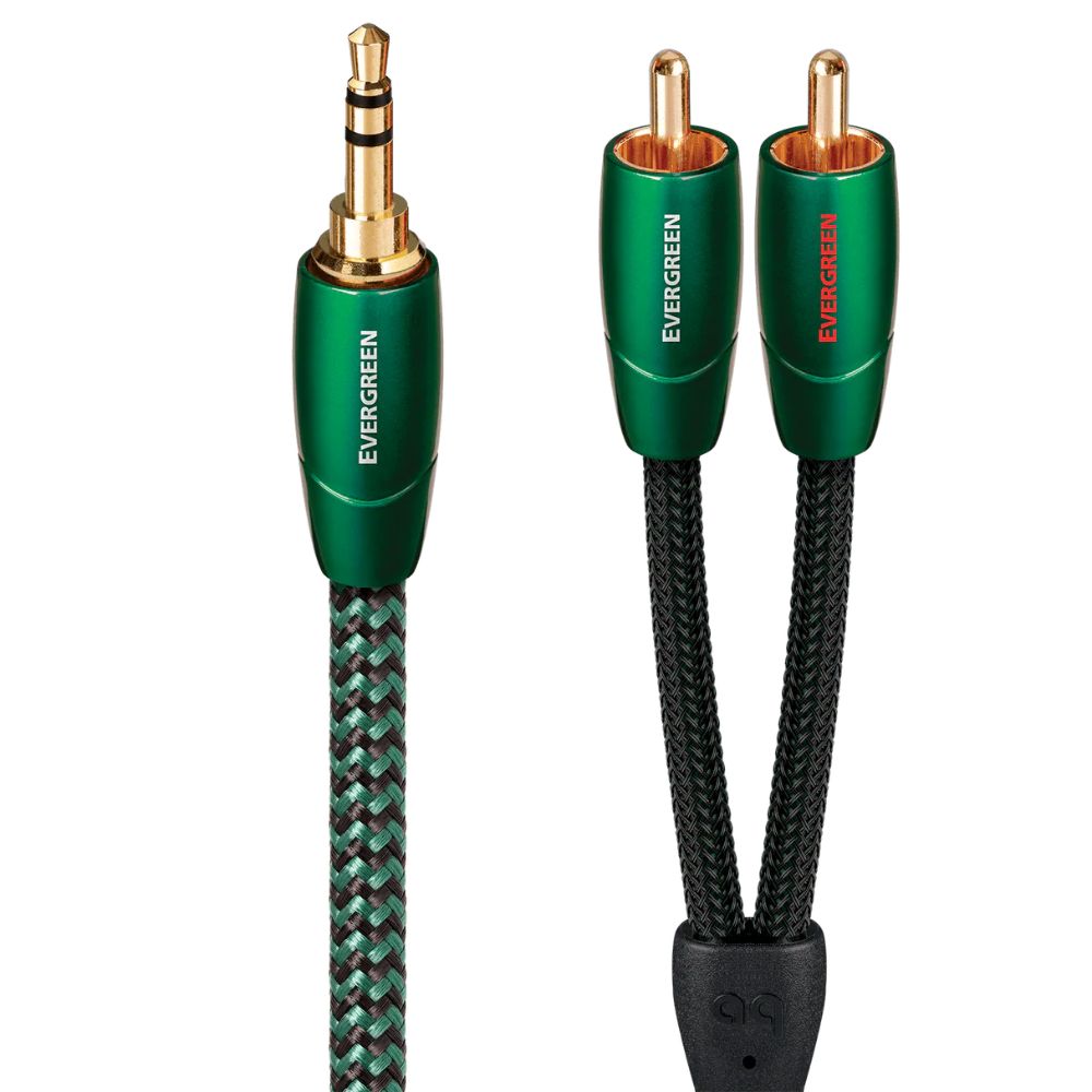 AudioQuest Evergreen - 3.5mm Mini to RCA (Quick Ship)