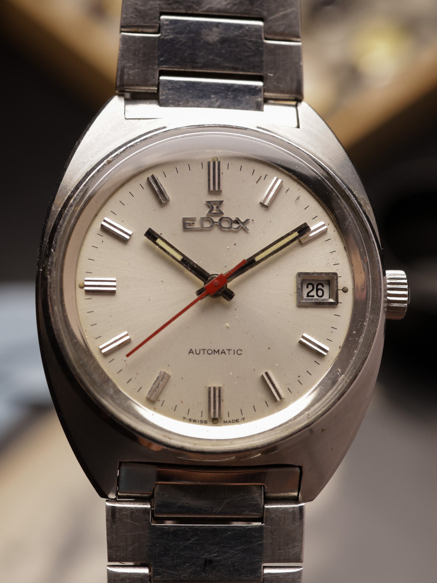 ハードレリック ‘76JooDee JapanVintage オールドアルニコV Edox Automatic (Ref. 3126 B71)- Automatic – The Revolver Club