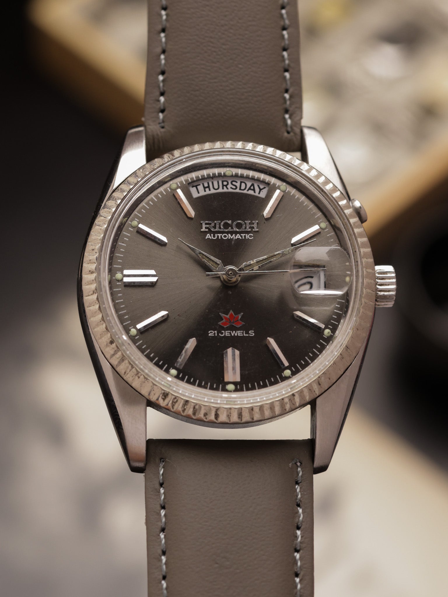 Ricoh 21 Jewels President (Ref. 061121) –  Automatic