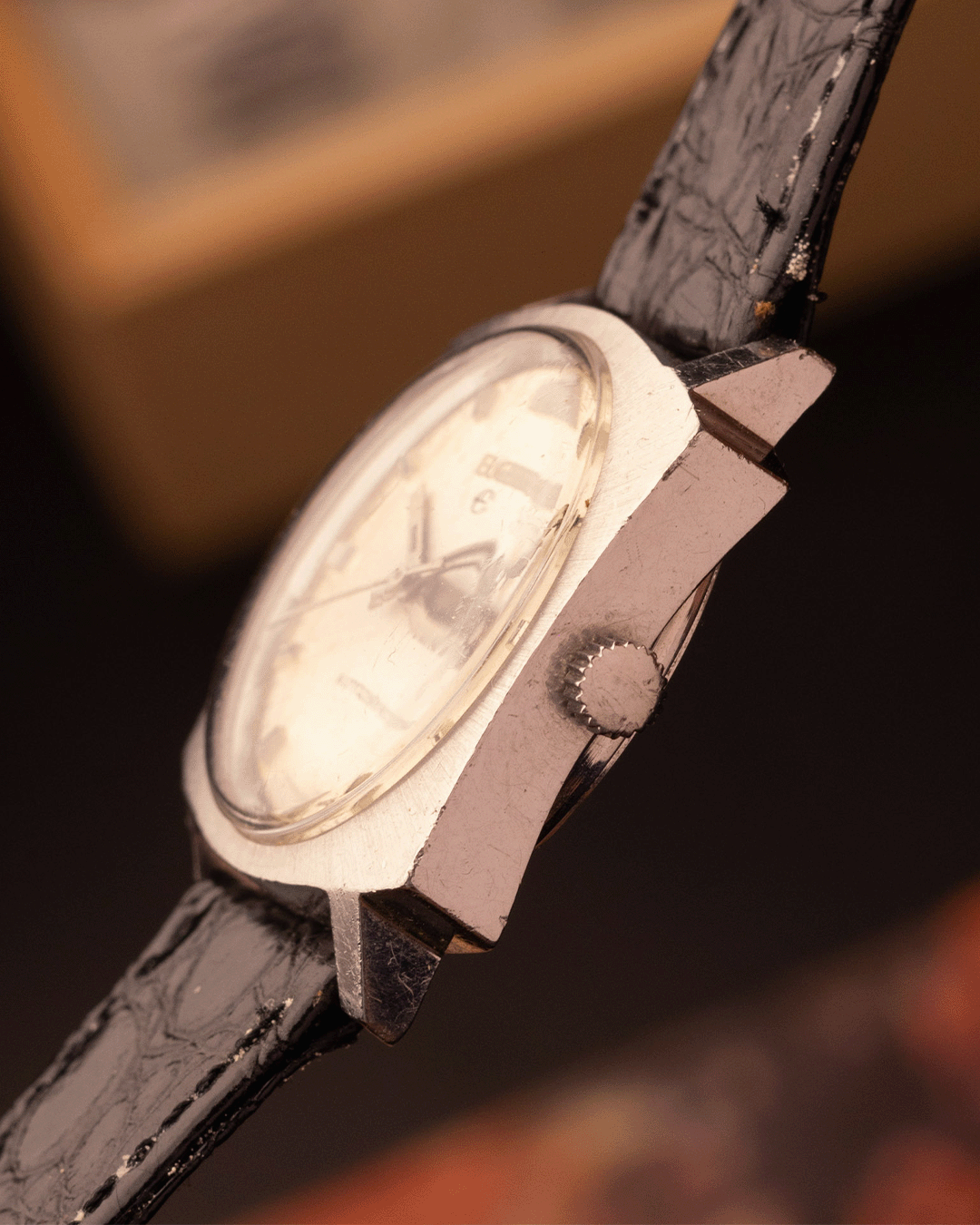 Elgin 4349 (Cushion Dial) – 32x34mm, Automatic Movement