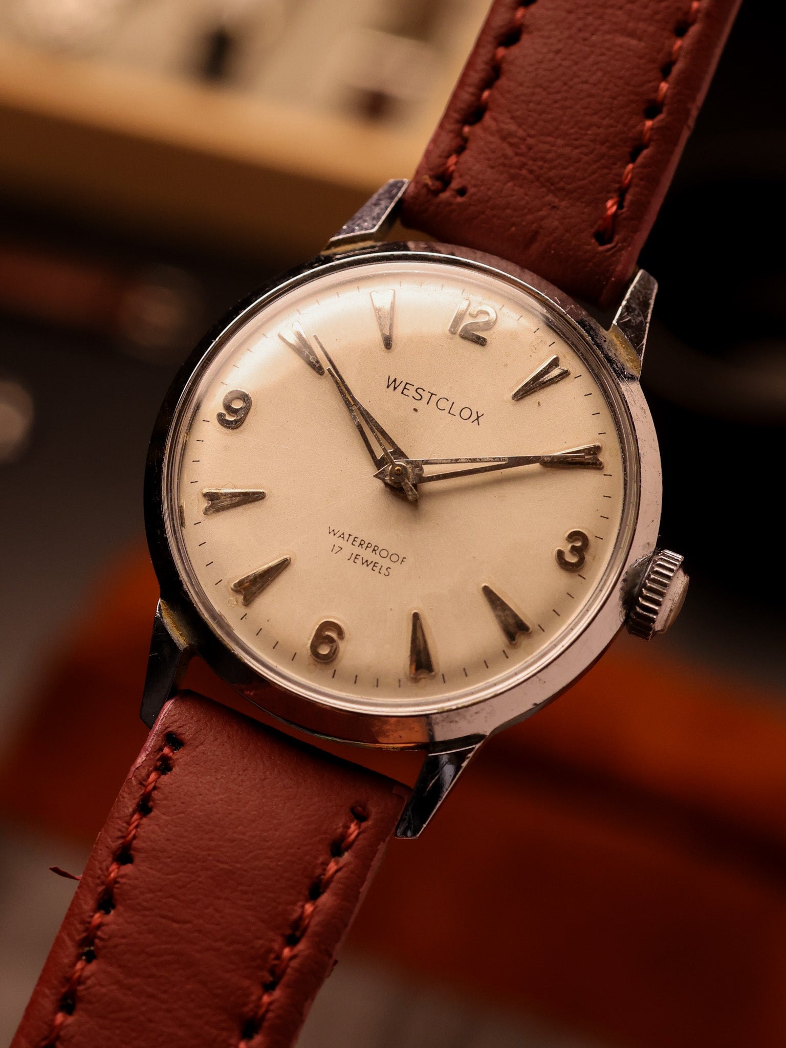 Westclox White Dial-[36mm] Manual