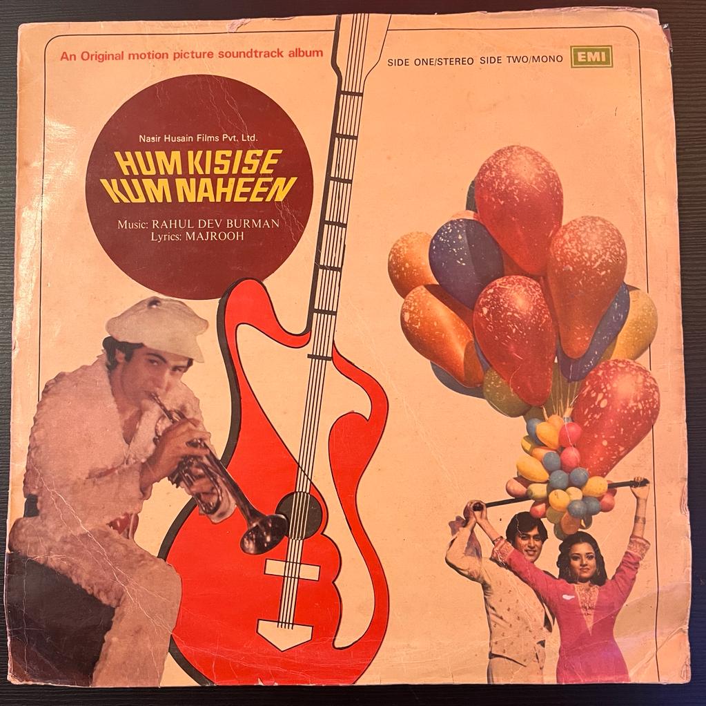 Rahul Dev Burman, Majrooh – Hum Kisise Kum Naheen (HMV Red Dog) (Used Vinyl - P) NJ Marketplace
