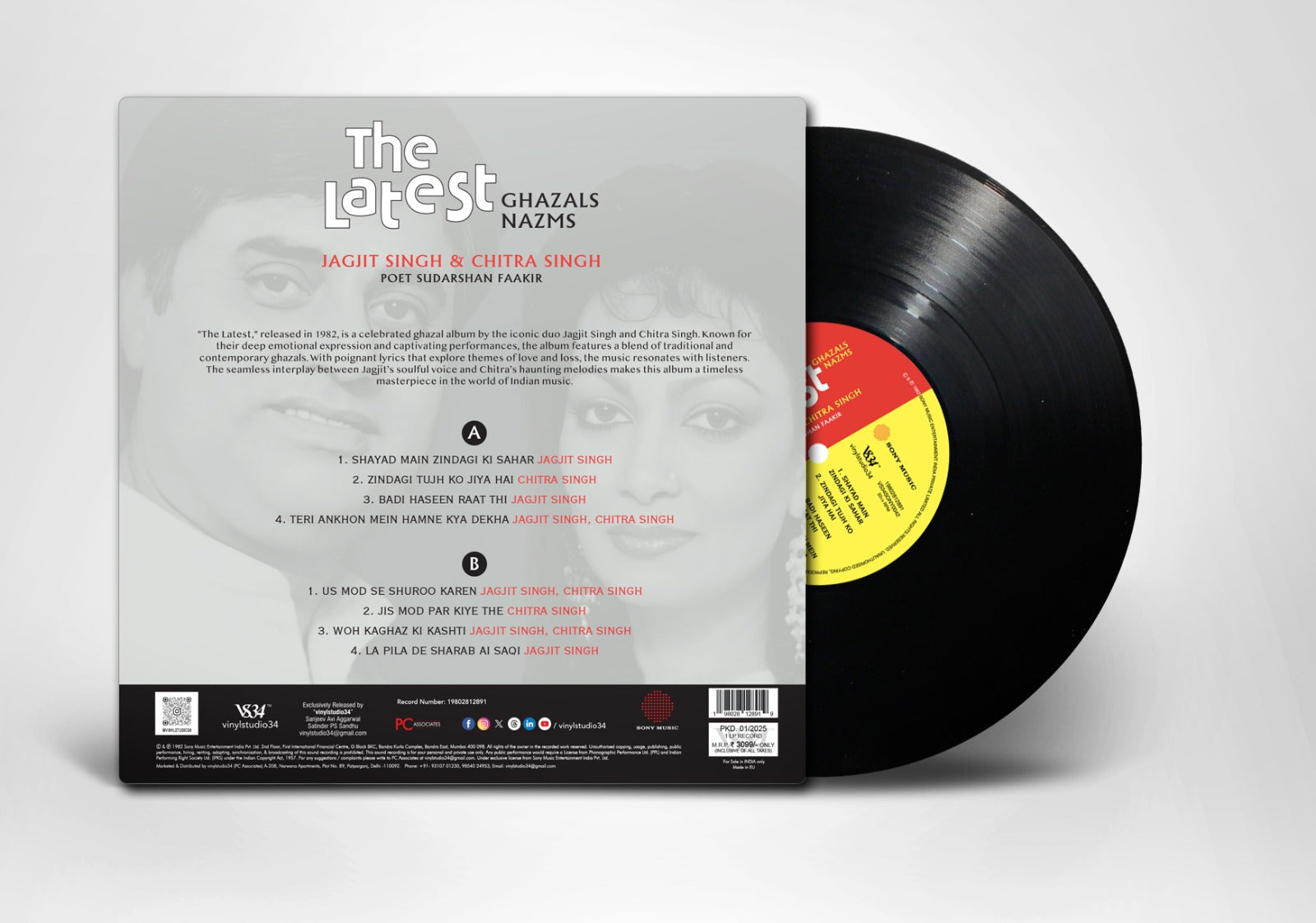 Jagjit and Chitra Singh - The Latest (Arrives in 7 Days)