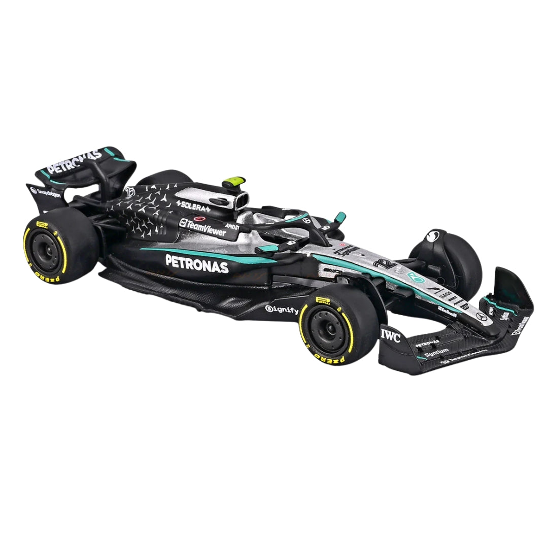 Official Bburago 2025 Mercedes-AMG W16 12 Kimi Antonelli - Scale 1 : 64 Diecast Scale Model