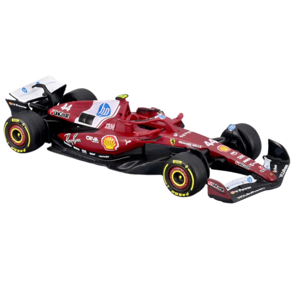 Official Bburago 2025 Ferrari SF-25 No 44 Lewis Hamilton Australia GP - Scale 1 : 64 Diecast Scale Model