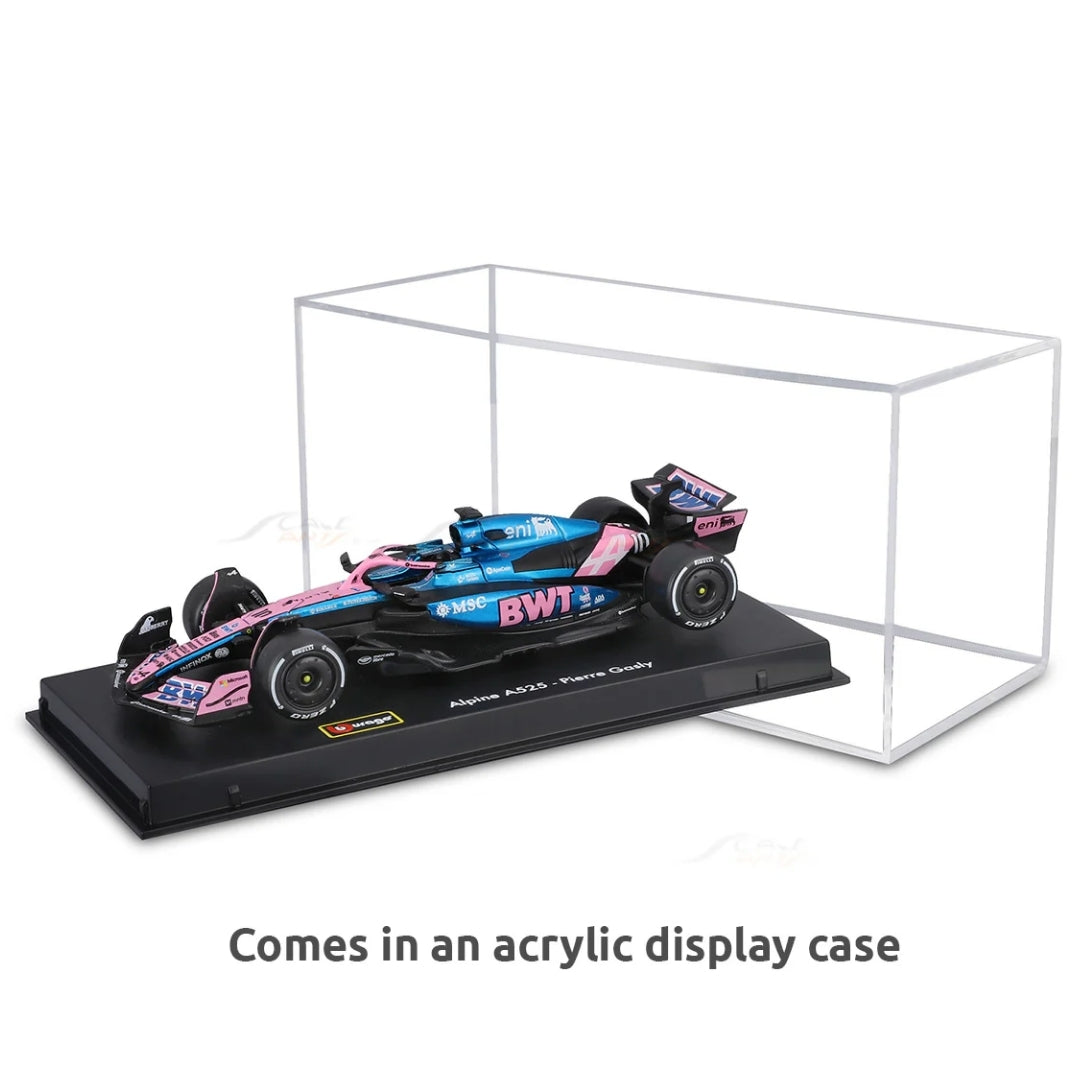 Official Bburago 2025 Alpine A525 10 Pierre Gasly Monaco GP - Scale 1 : 43 Diecast Scale Model