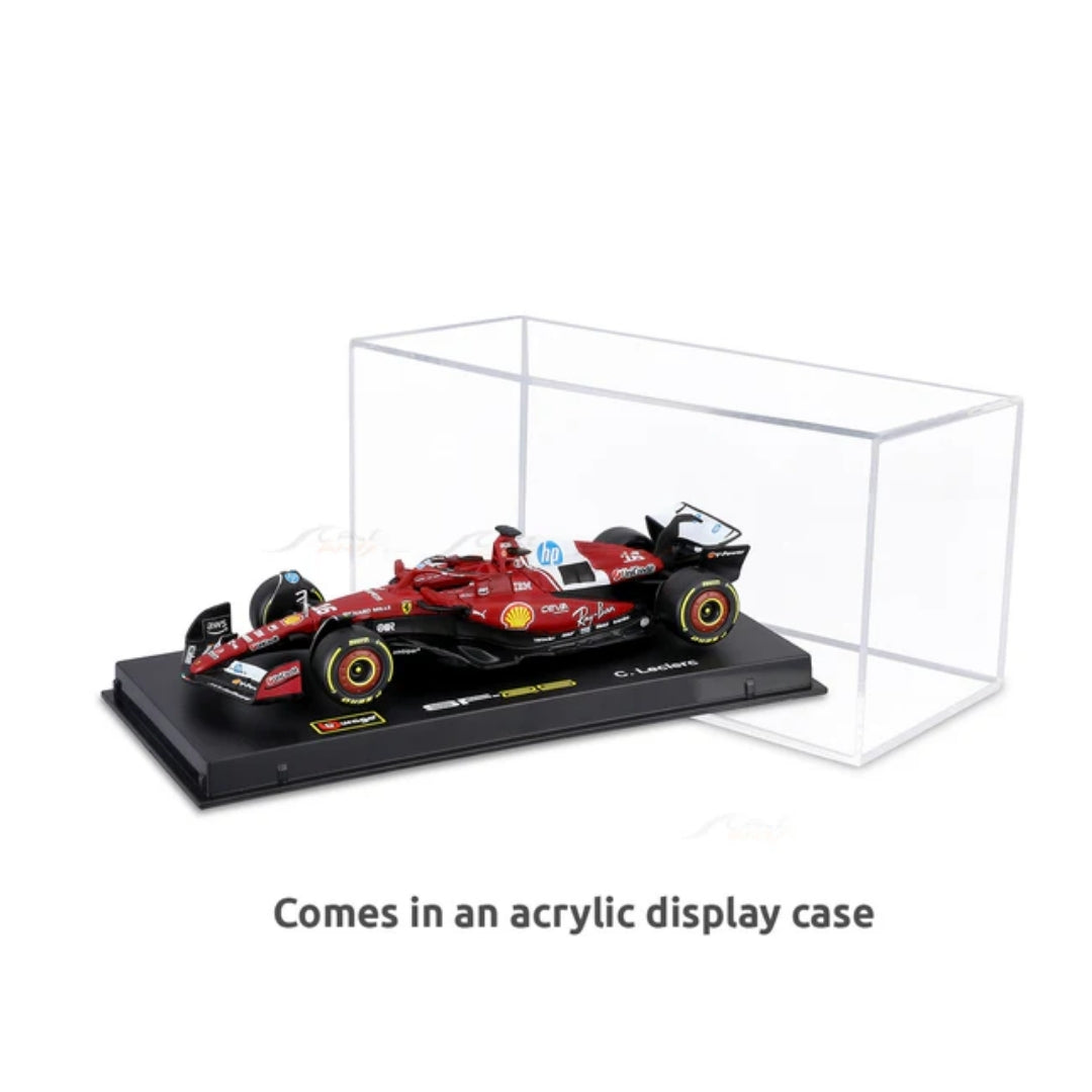 Official Bburago 2025 Ferrari SF-25 No. 16 Charles Leclerc Australia GP - Scale 1 : 43 Diecast Scale Model