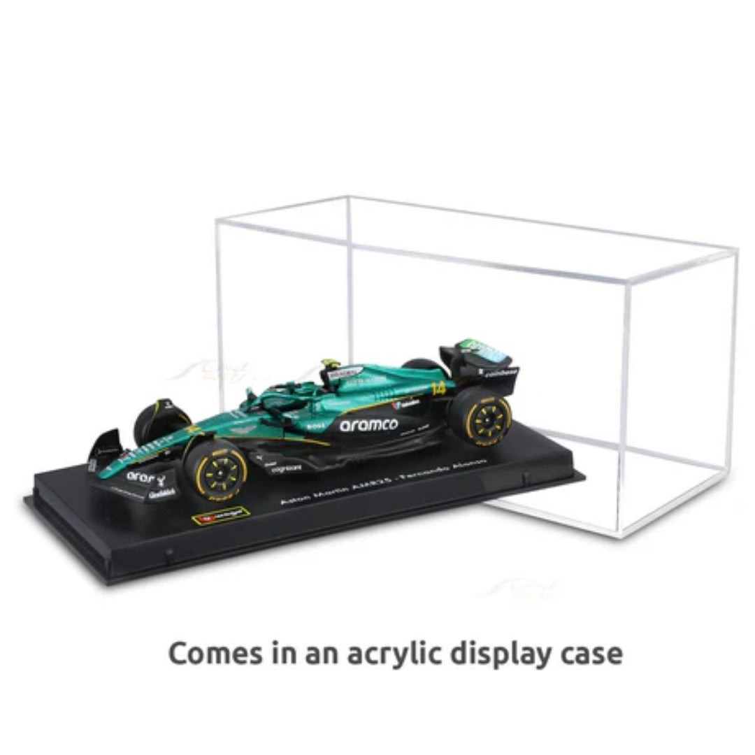Official Bburago 2025 Aston-Martin AMR25 14 Fernando Alonso Australia GP - Scale 1 : 43 Diecast Scale Model