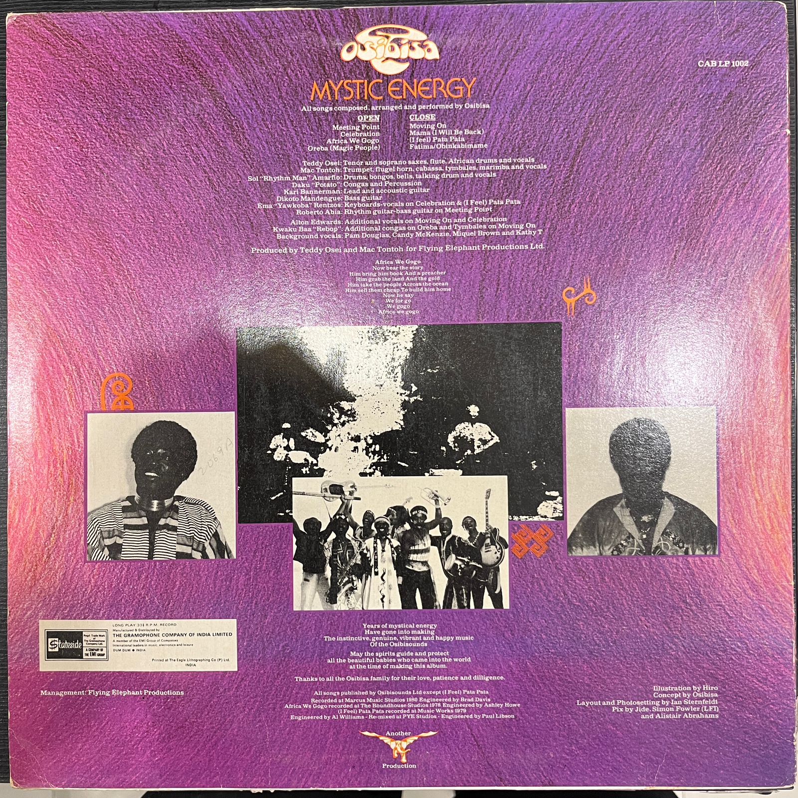 Osibisa – Mystic Energy (Used Vinyl - VG+)  NJ Marketplace