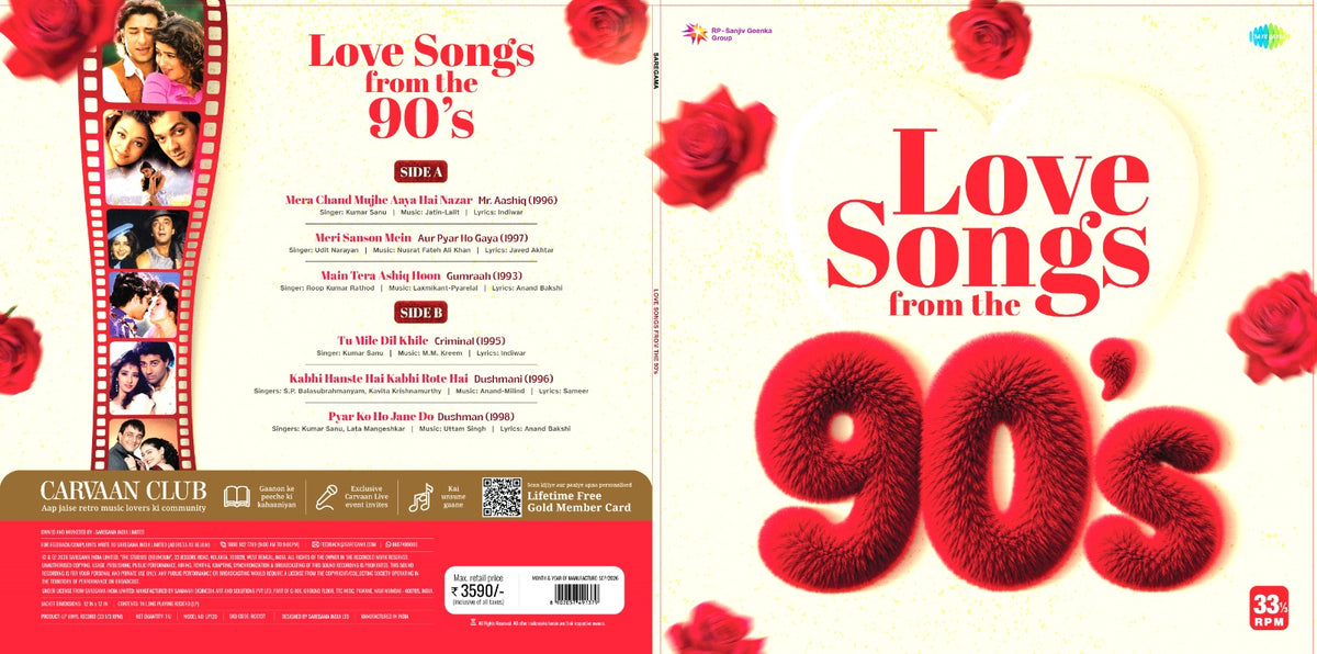 Love Song's From The 90's (Arrives in 4days)