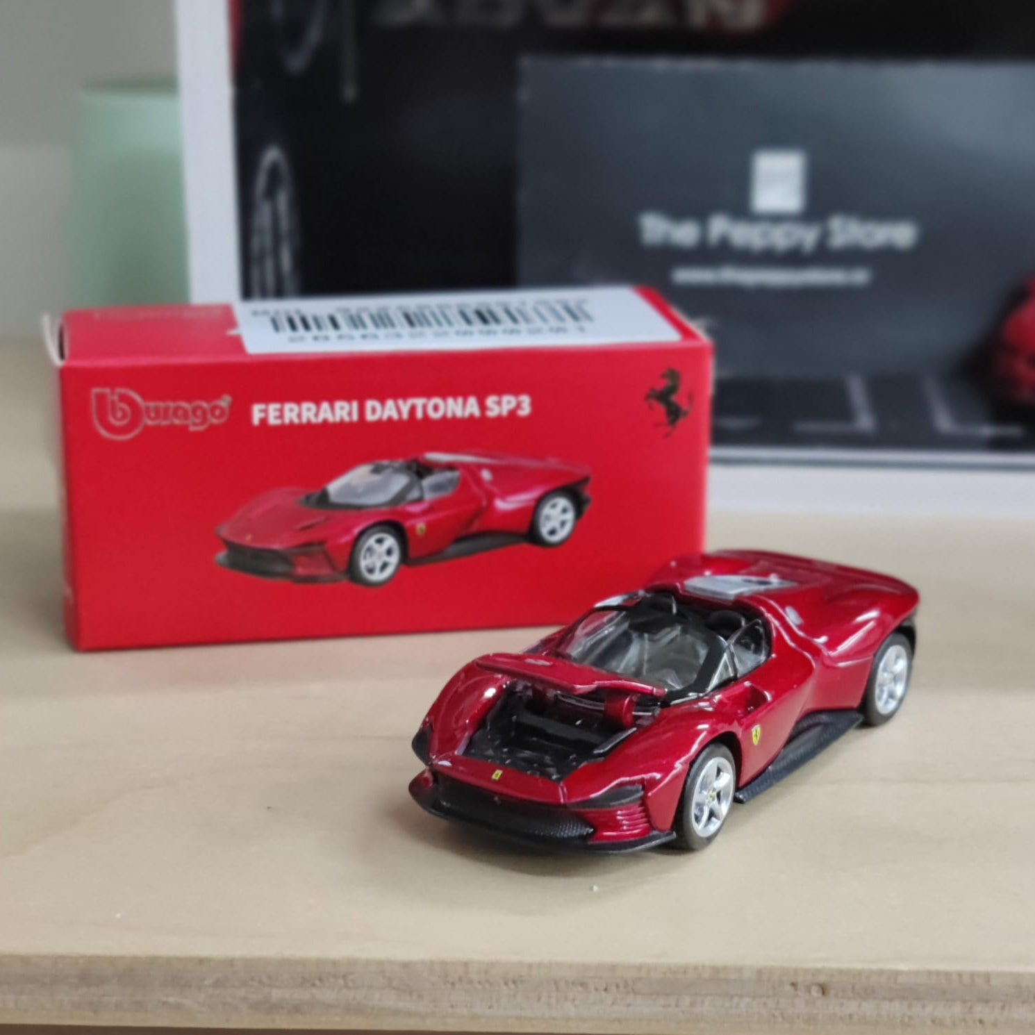 Official Bburago Ferrari Daytona SP3  - 1 : 64 Diecast Scale Model