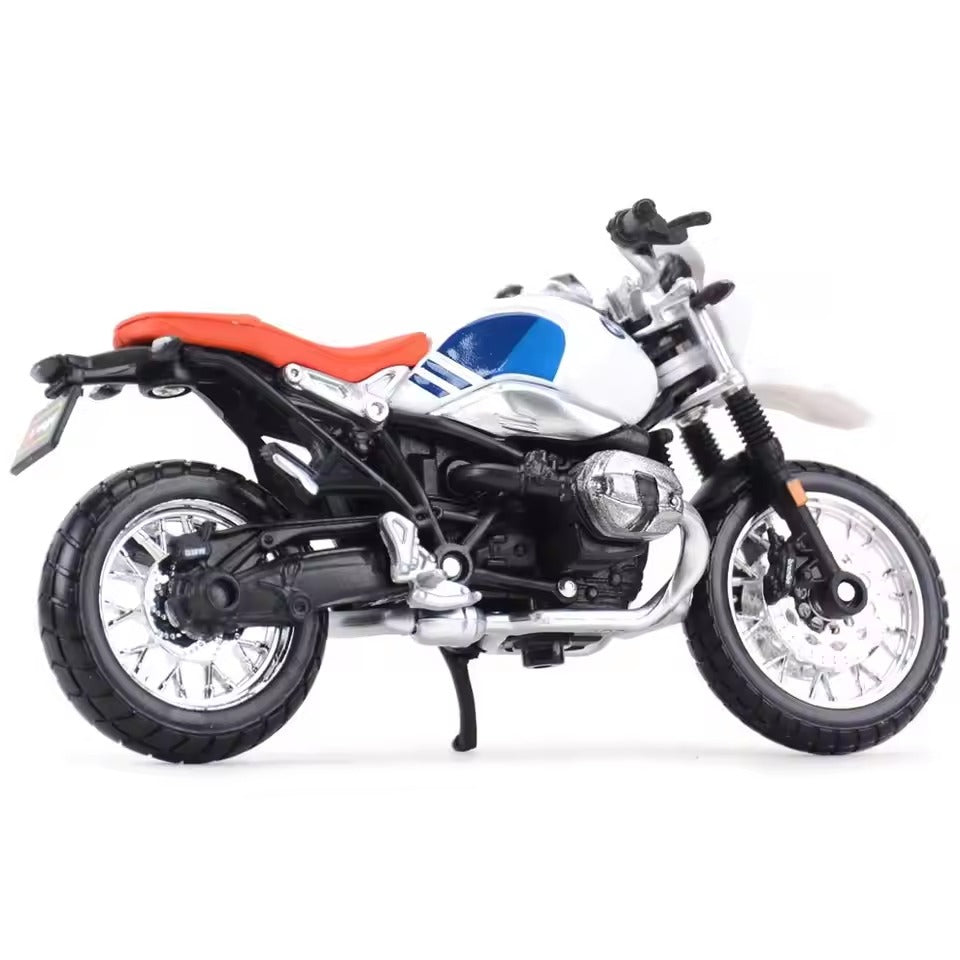 Bburago - 1 : 18 Diecast Scale Model -  Official Licensed Product - BMW R nineT Urban GS