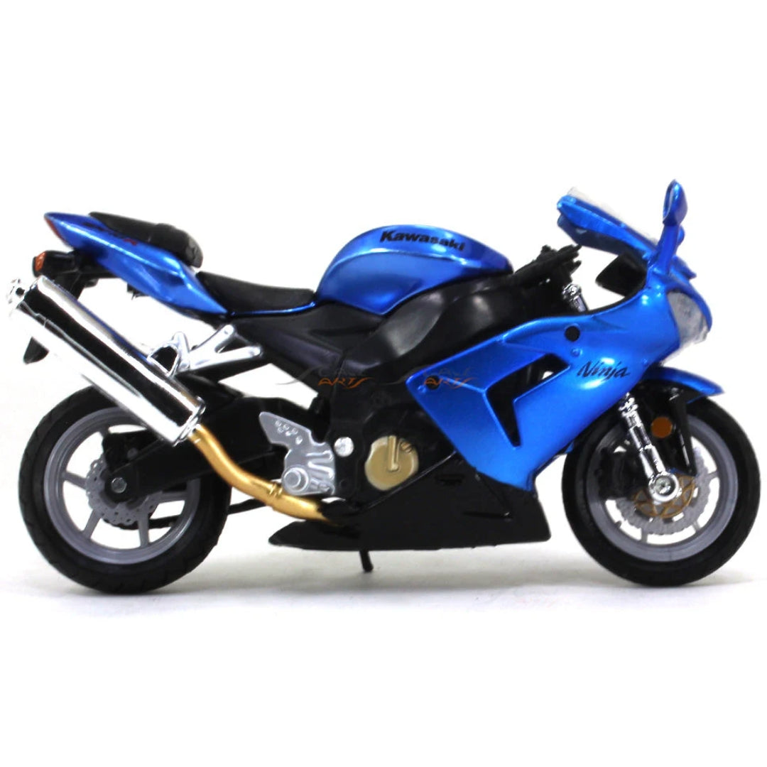 Bburago - 1 : 18 Diecast Scale Model -  Official Licensed Product - Kawasaki Ninja ZX-10R