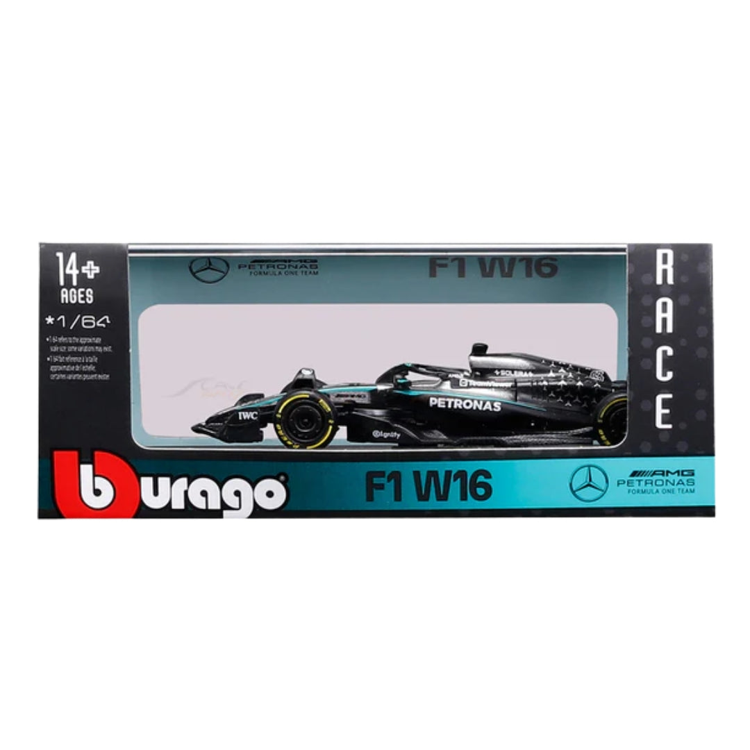 Official Bburago 2025 Mercedes-AMG W16 63 George Russell - Scale 1 : 64 Diecast Scale Model