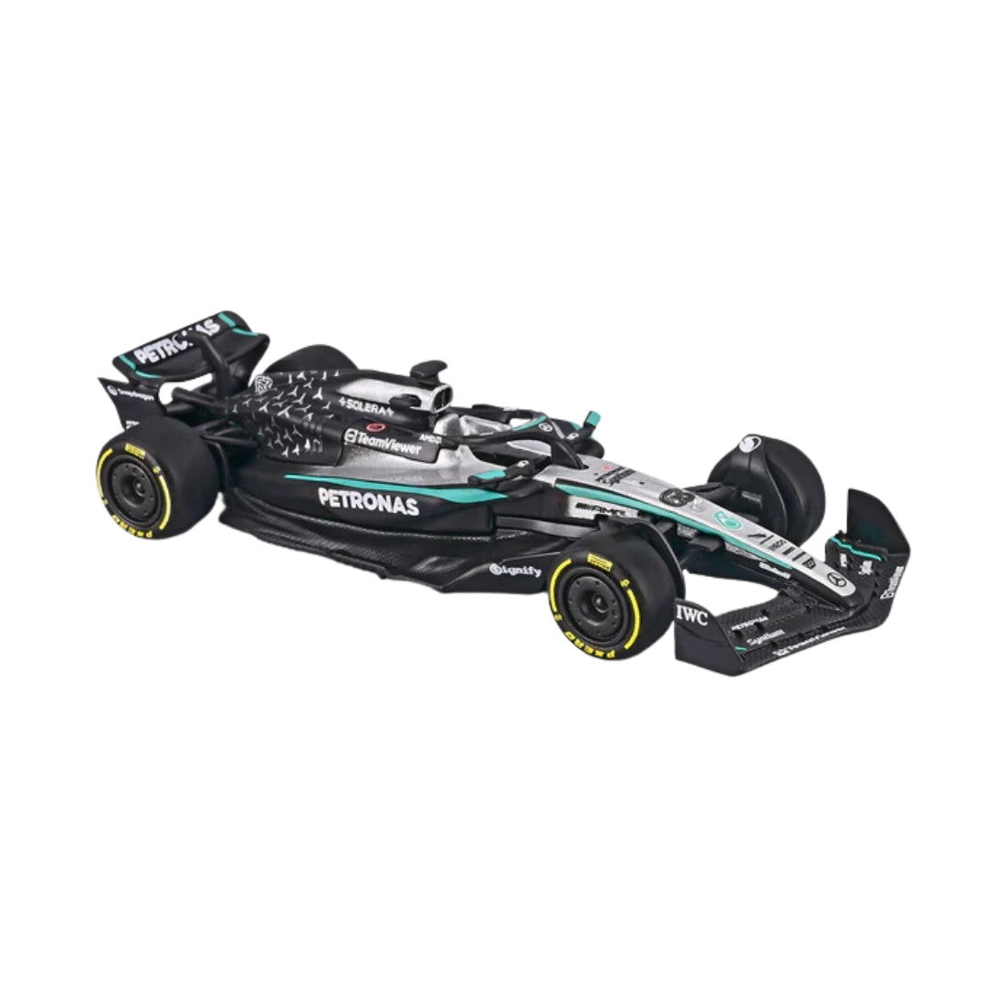 Official Bburago 2025 Mercedes-AMG W16 63 George Russell - Scale 1 : 64 Diecast Scale Model
