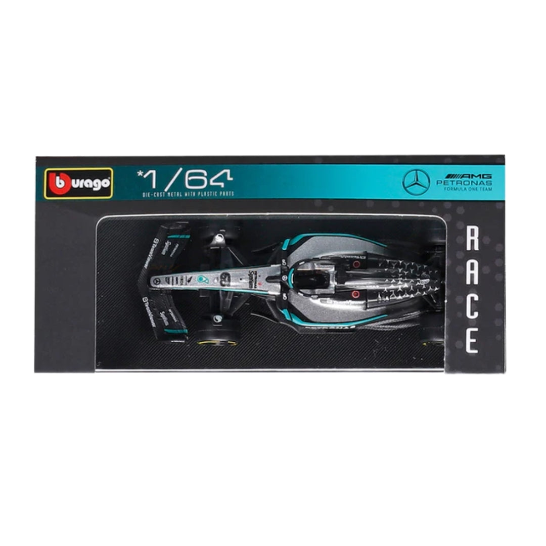 Official Bburago 2025 Mercedes-AMG W16 63 George Russell - Scale 1 : 64 Diecast Scale Model