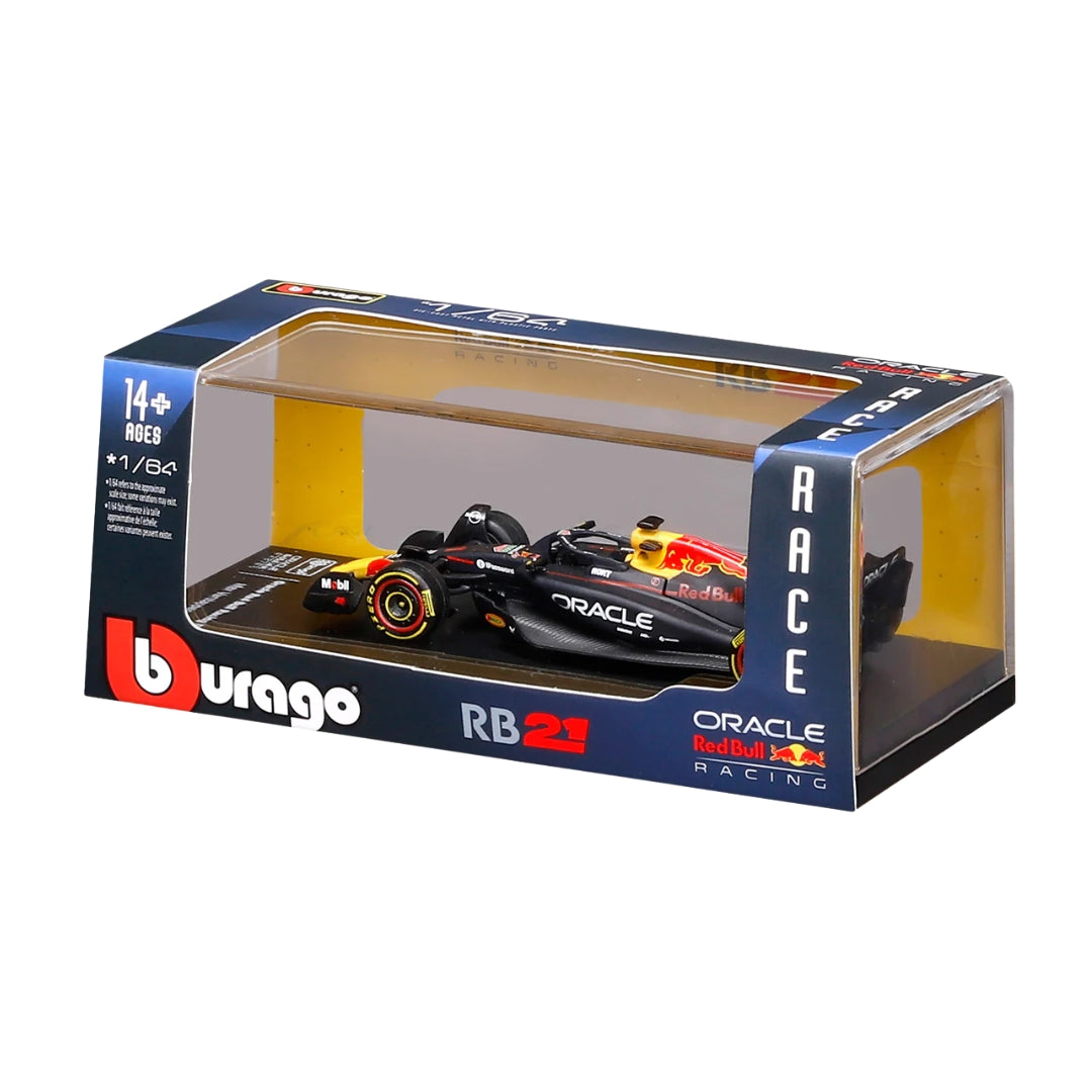 Official Bburago 2025 Red Bull RB21 1 Max Verstappen - Scale 1 : 64 Diecast Scale Model