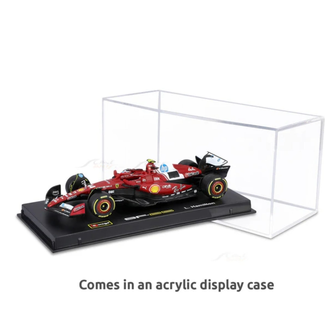 Official Bburago 2025 Ferrari SF-25 No 44 Lewis Hamilton Australia GP - Scale 1 : 43 Diecast Scale Model
