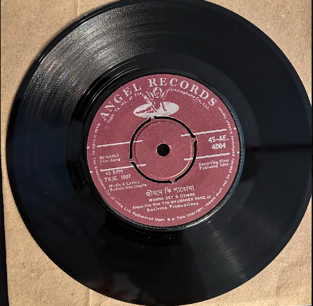 Manna Dey – Jibone Ki Pabo Na. জীবনে কি পাবো না / Hoyto Tomari Jonno. হয়তো তোমারই জন্য (7 Inch Disc)(Used Vinyl - VG+) NJ Marketplace