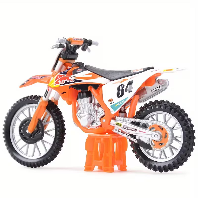 Bburago - 1 : 18 Diecast Scale Model -  Official Licensed Product - KTM 450 SX-F Factory Edition 2018