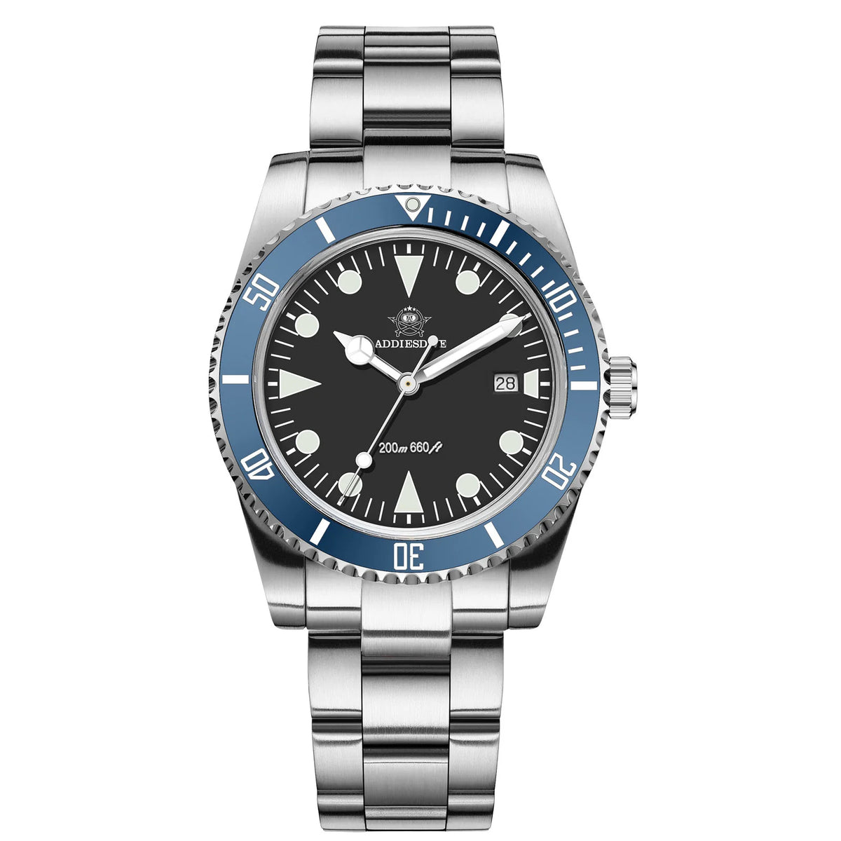 Directional Watch ADDIESDIVE 39mm Quartz Watch with Bi-directional Rotating Bezel AD2068 ...