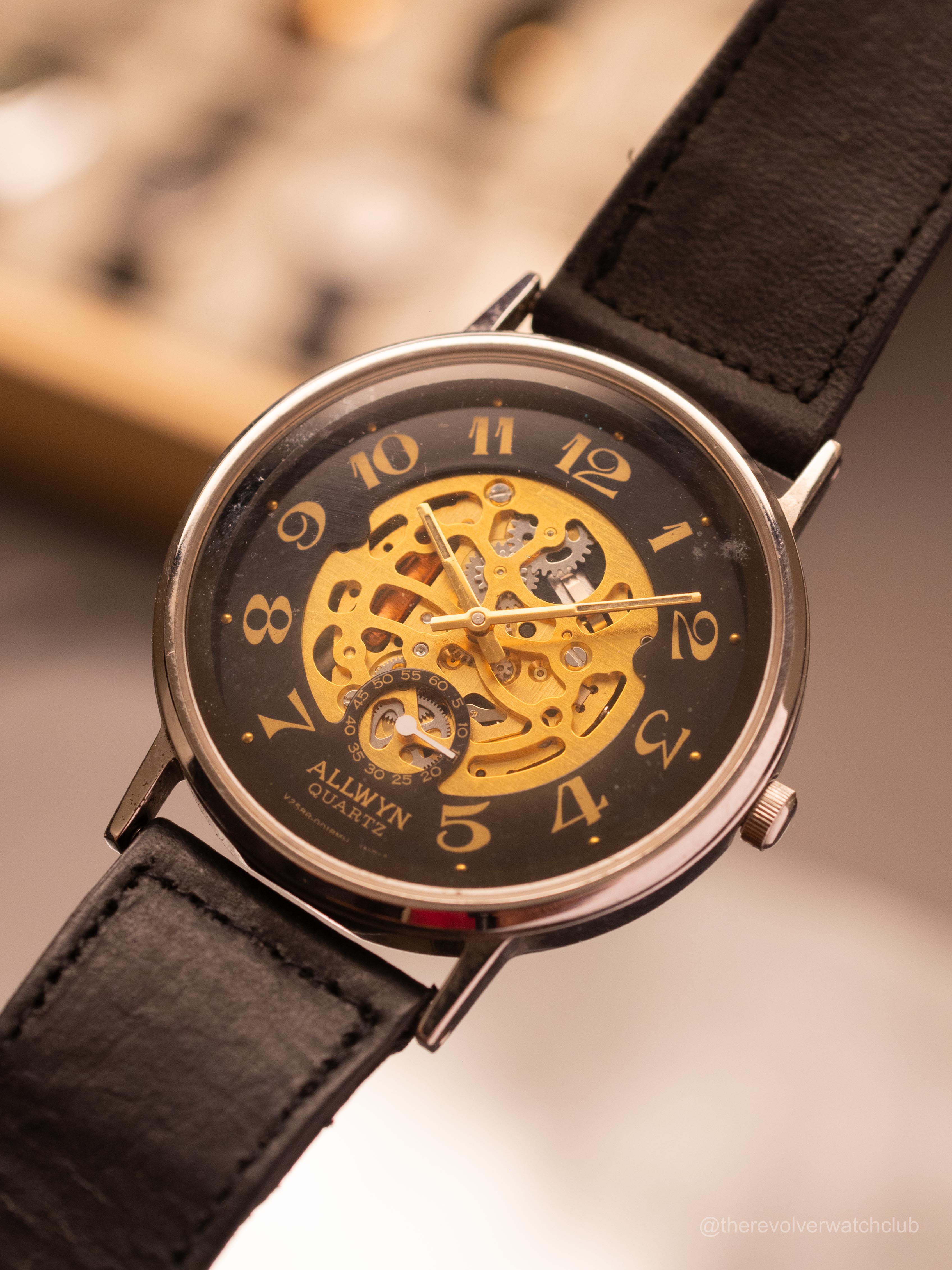Allwyn Quartz Black Very Rare NOS 2 (Ref. V2588-8040) (36mm; Quartz) — image 3