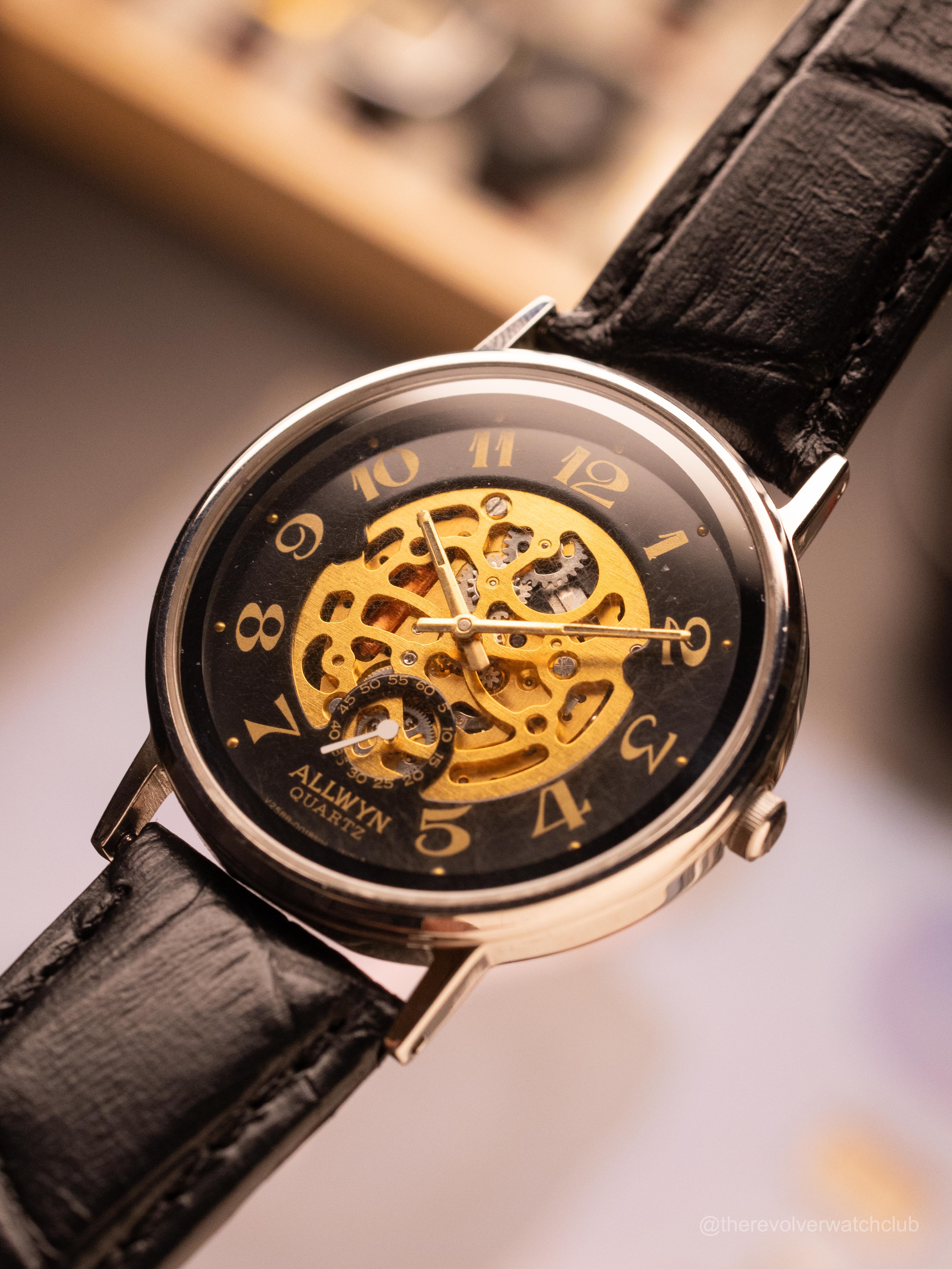 Allwyn Quartz Black Very Rare NOS (Ref. V2588-8040) (36mm; Quartz) — image 2