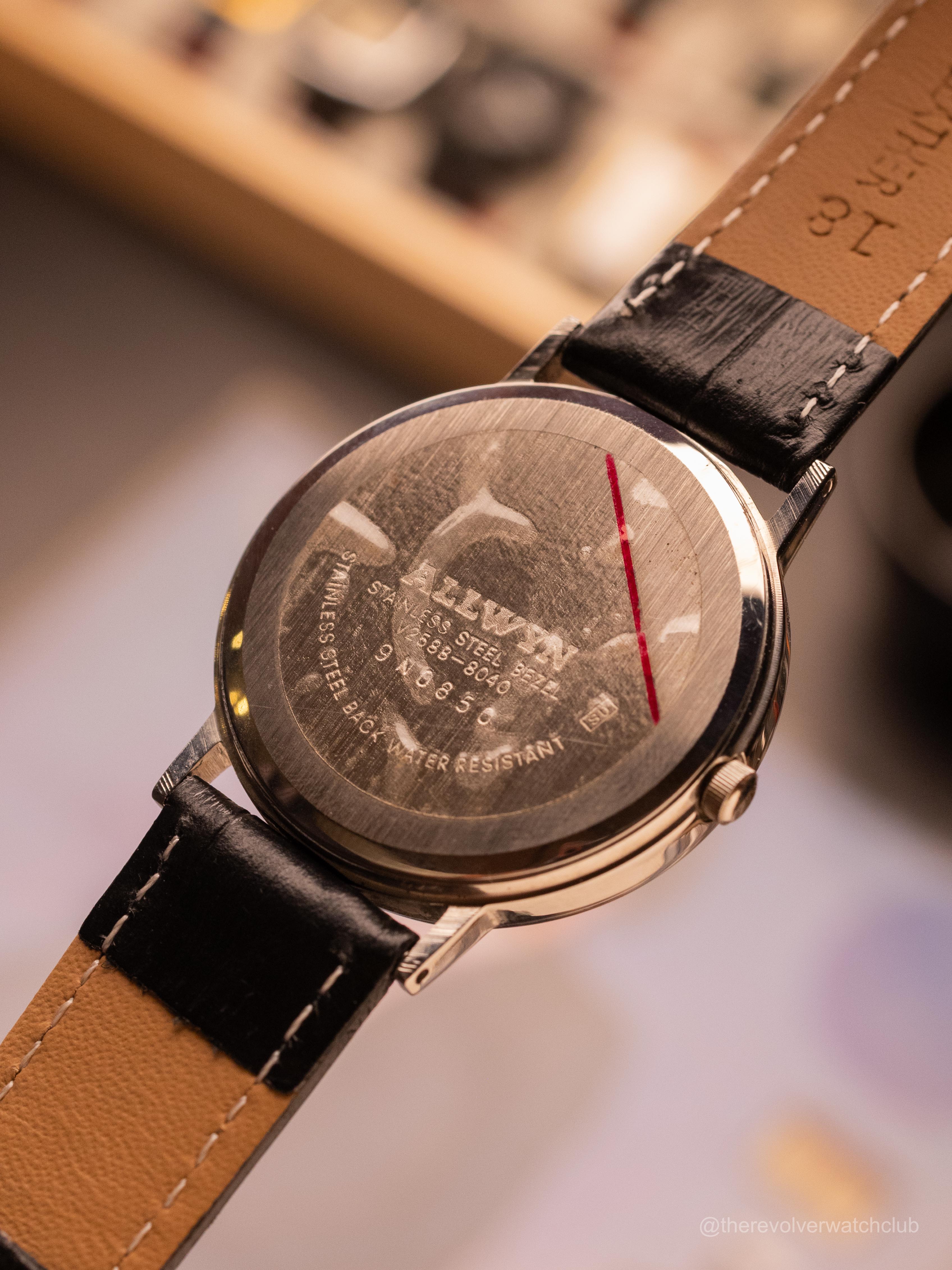 Allwyn Quartz Black Very Rare NOS (Ref. V2588-8040) (36mm; Quartz) — image 3