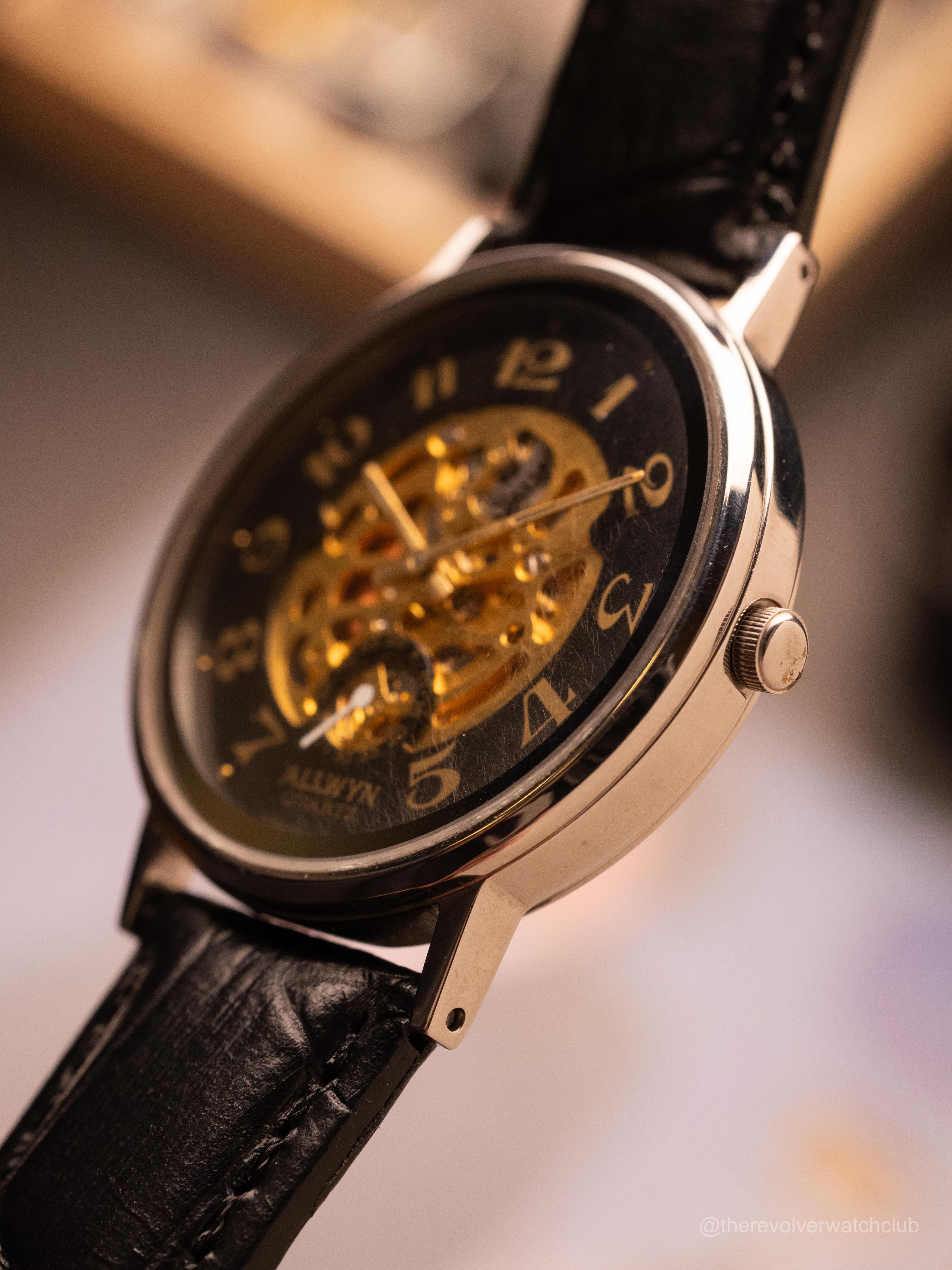 Allwyn Quartz Black Very Rare NOS (Ref. V2588-8040) (36mm; Quartz) — image 4