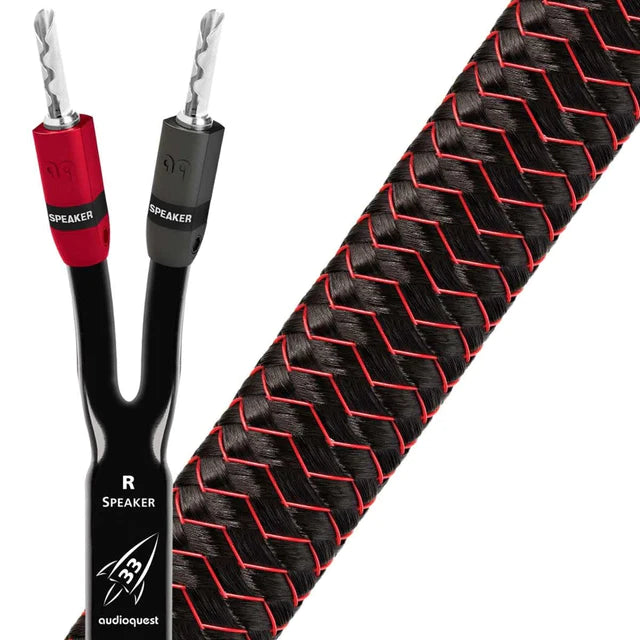 AudioQuest Rocket 33 - Audiophile Speaker Cable 3.0m