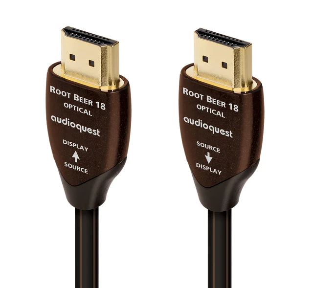 AudioQuest Root Beer Active Optical – High Speed 4K/8K HDMI Cable