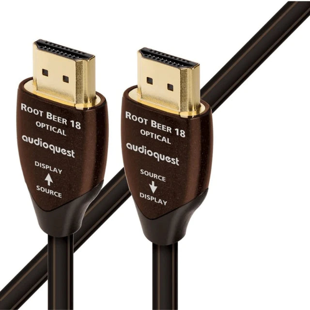AudioQuest Root Beer Active Optical – High Speed 4K/8K HDMI Cable