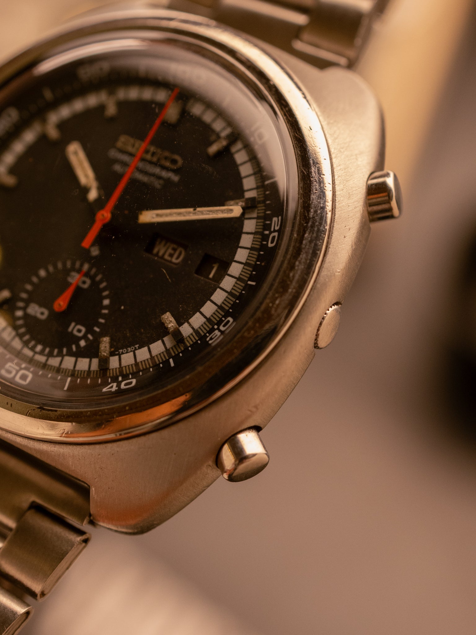 Seiko Sports Rally Chronograph (Ref. 6139-7002) (40mm; Automatic)