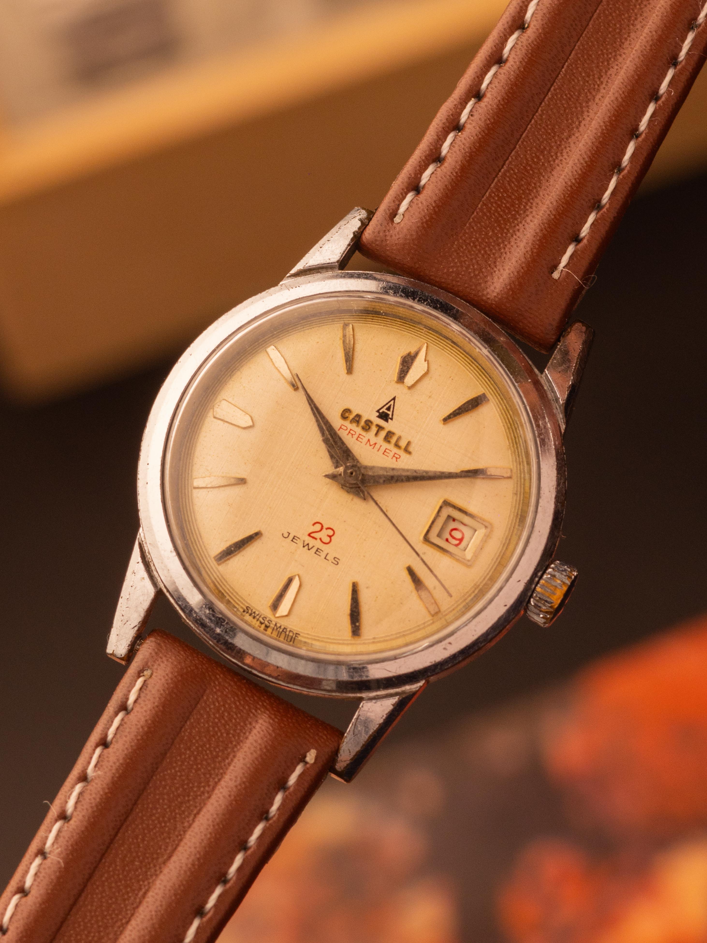 AMIDA Castell Premiere 23 Jewels - [34mm] Manual Winding