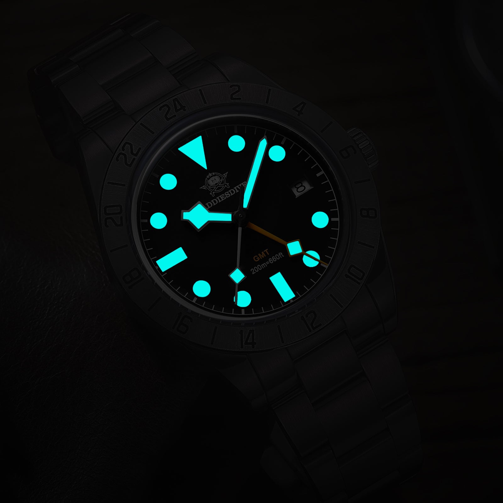 ★Holiday Sale★ADDIESDIVE 39mm BB GMT Quartz Watch RONDA515 Movement（AD2035/AD2036）