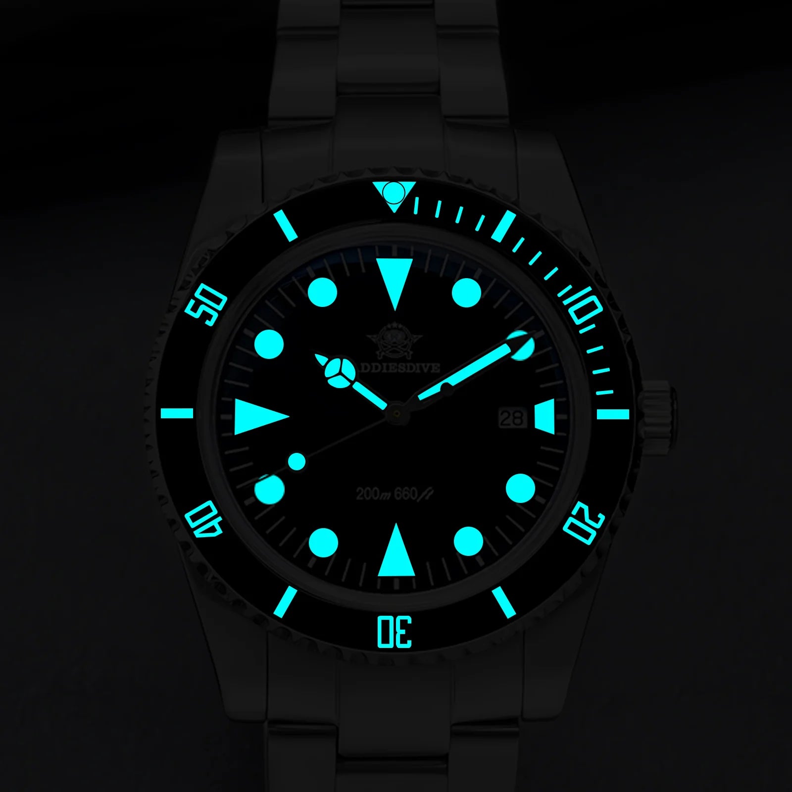 ADDIESDIVE 39mm Quartz Watch with Bi-directional Rotating Bezel AD2068