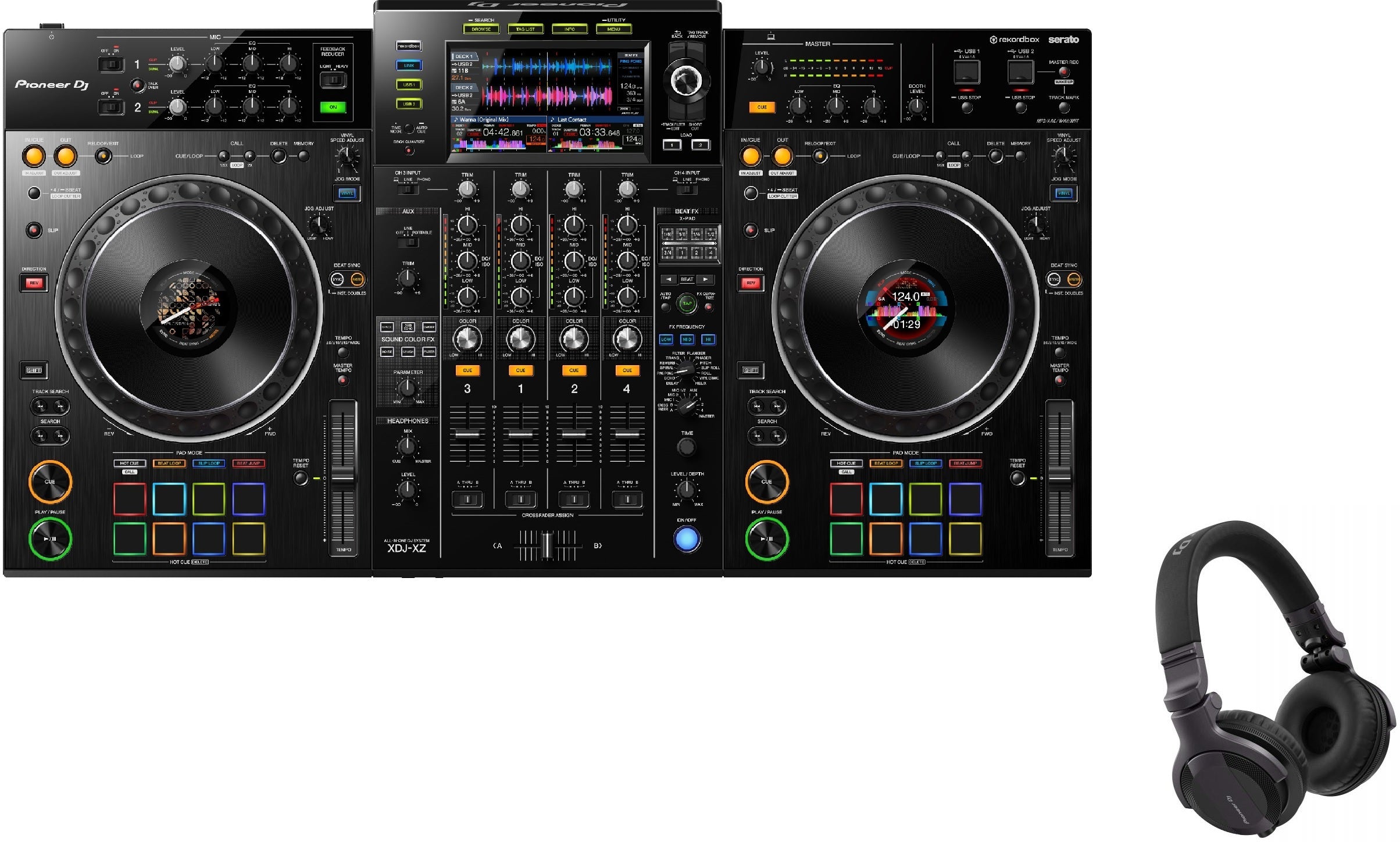 Pioneer XDJ-XZ + Pioneer HDJ-CUE1