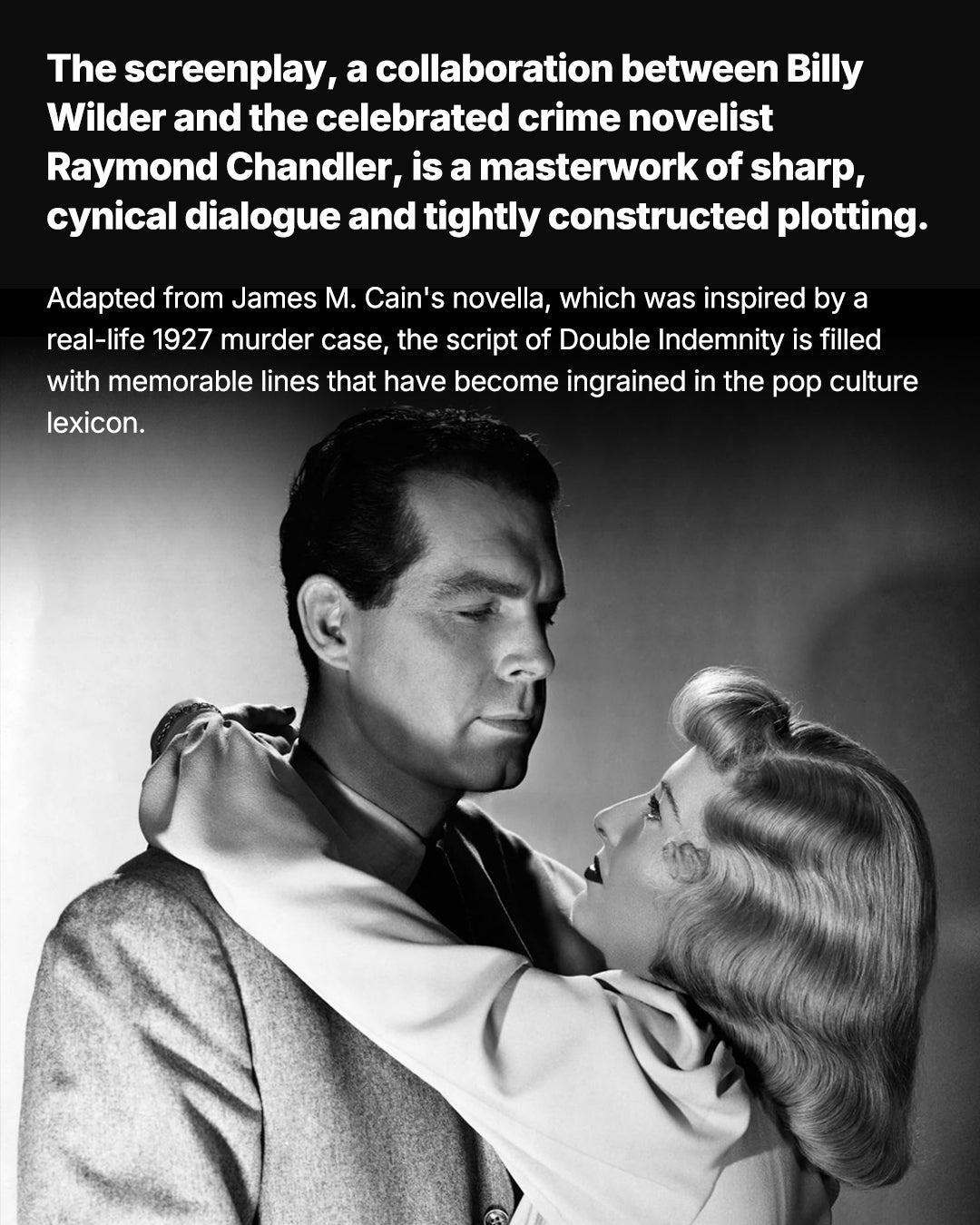 Double Indemnity Film Screening and Discussion | September 27 (Saturday) | 7 PM Onwards | at Records Coffee (Bandra)